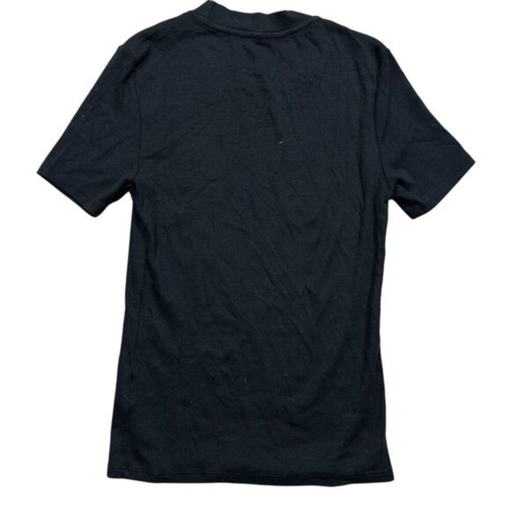 NWOT American Giant Women's Luxe Rib Crew Tee Black Basic Size S Casual - Picture 5 of 7